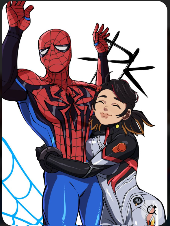 Spider Hugging Us Parkers stick together, right?/Spider-Hug by JrC667 on DeviantArt