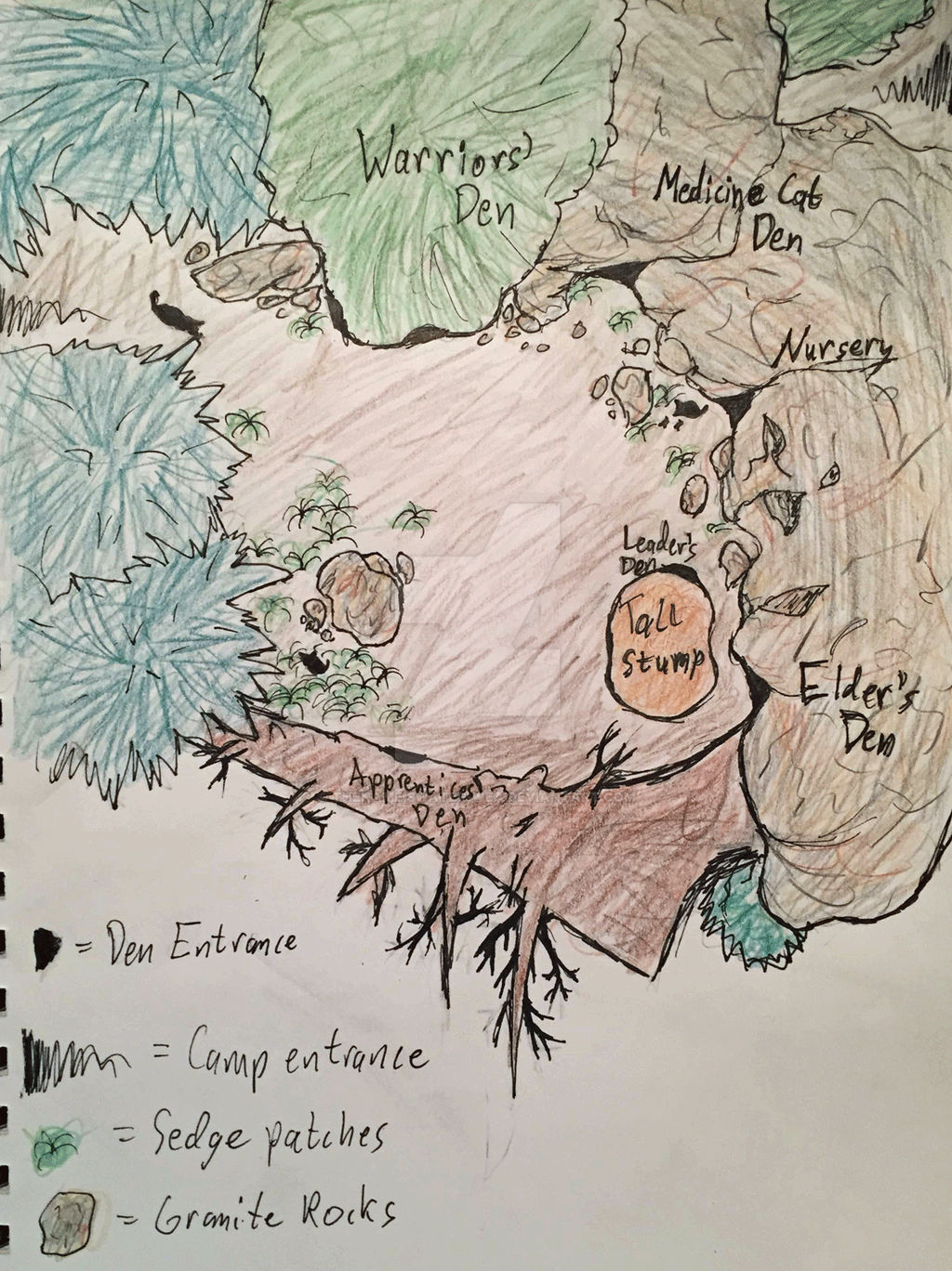 Shadowclan Tree ES - ShadowClan Camp by TheNameIsWater-Wea on DeviantArt