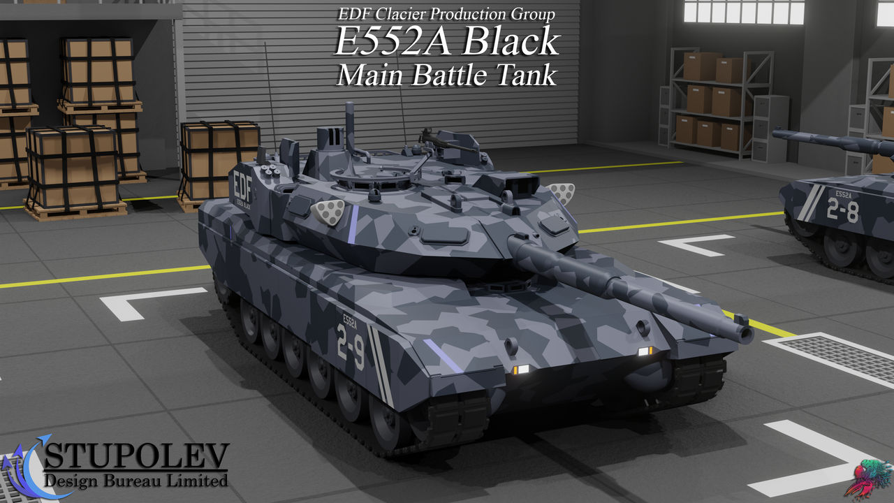 COMMISSION] E552A Black Main Battle Tank by StupolevBear on DeviantArt