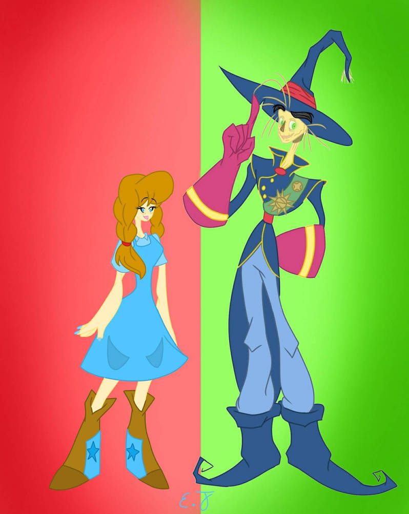 Dorothy X Scarecrow: Remake by rubyannofoz on DeviantArt