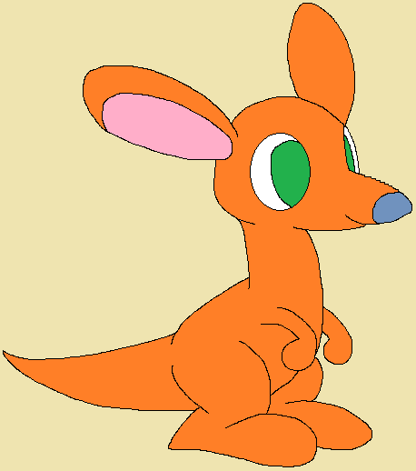 Kangaroo doodle