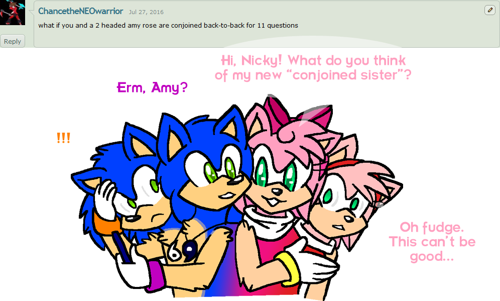 Sonic And Amy Forever by Conjoined-RainMaker on DeviantArt