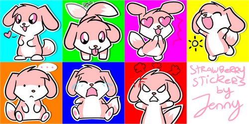 Strawberry Telegram Stickers