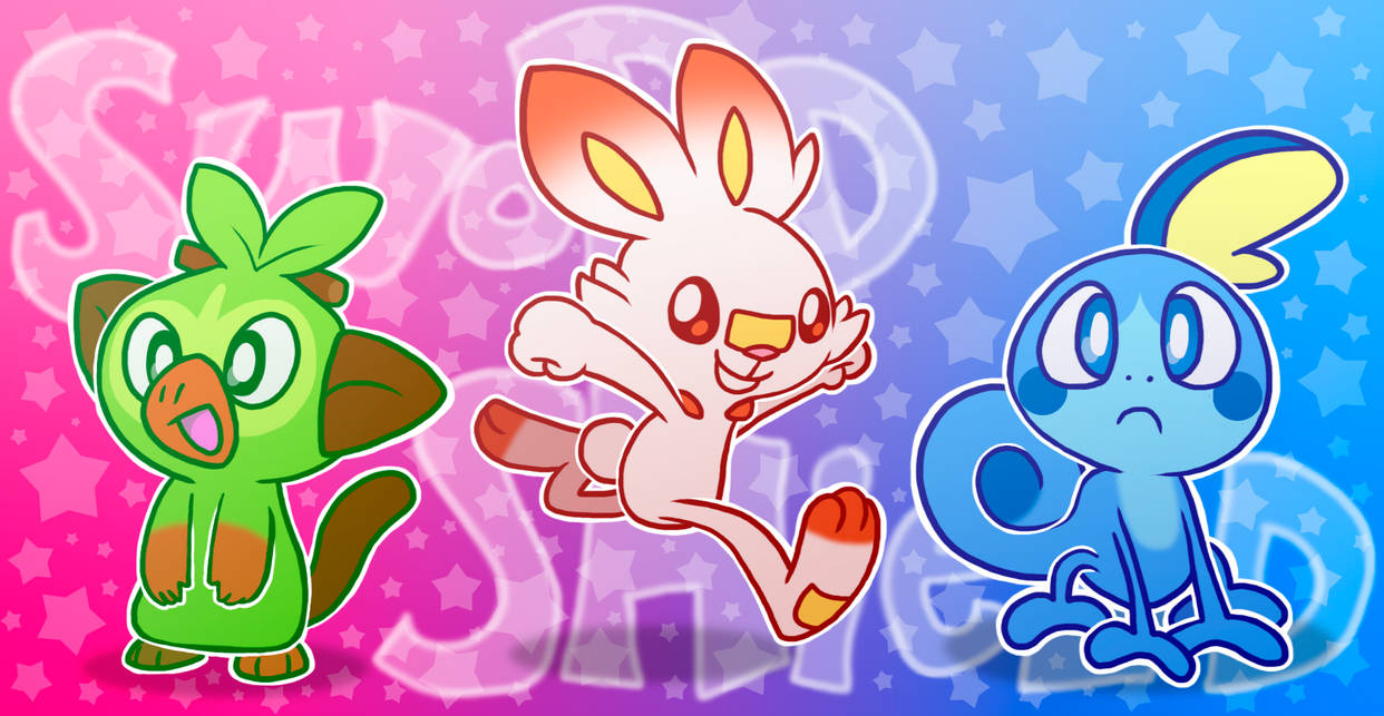 Sword N' Shield Starters by HeartinaRosebud on DeviantArt