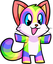 Magical Rainbow Kitty (Open)