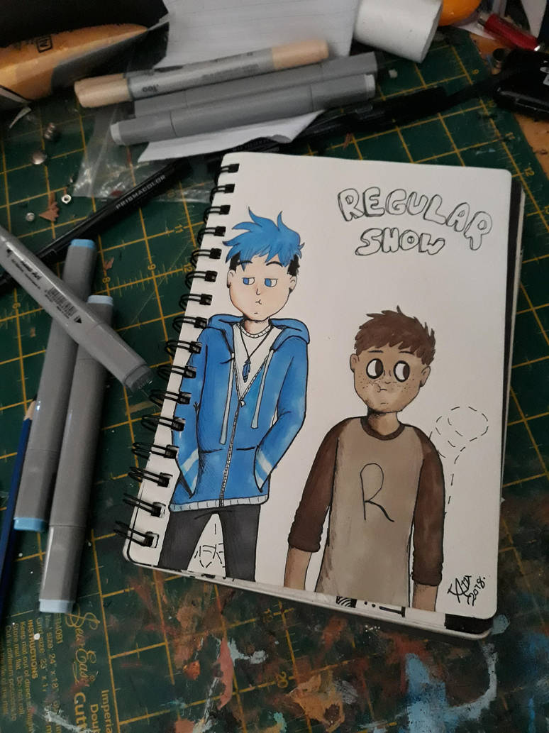 Human Mordecai And Rigby(SPEEDDRAW UP) by anonomas11 on DeviantArt