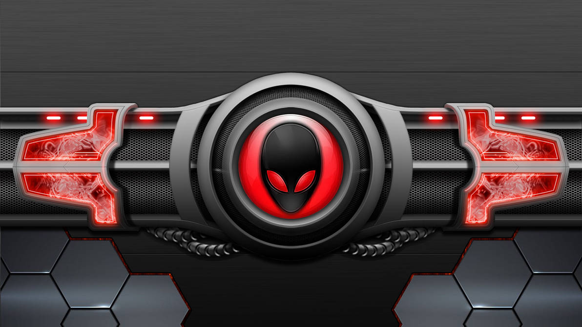 WALLPAPER ALIENWARE RED 1920-1080 by FAFA116 on DeviantArt
