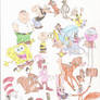 My Favorite Cartoon Characters Collage 1