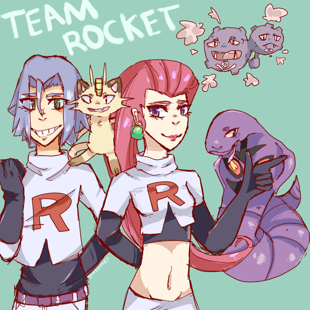 team rockets blasting off again ! by starberrysoda on DeviantArt