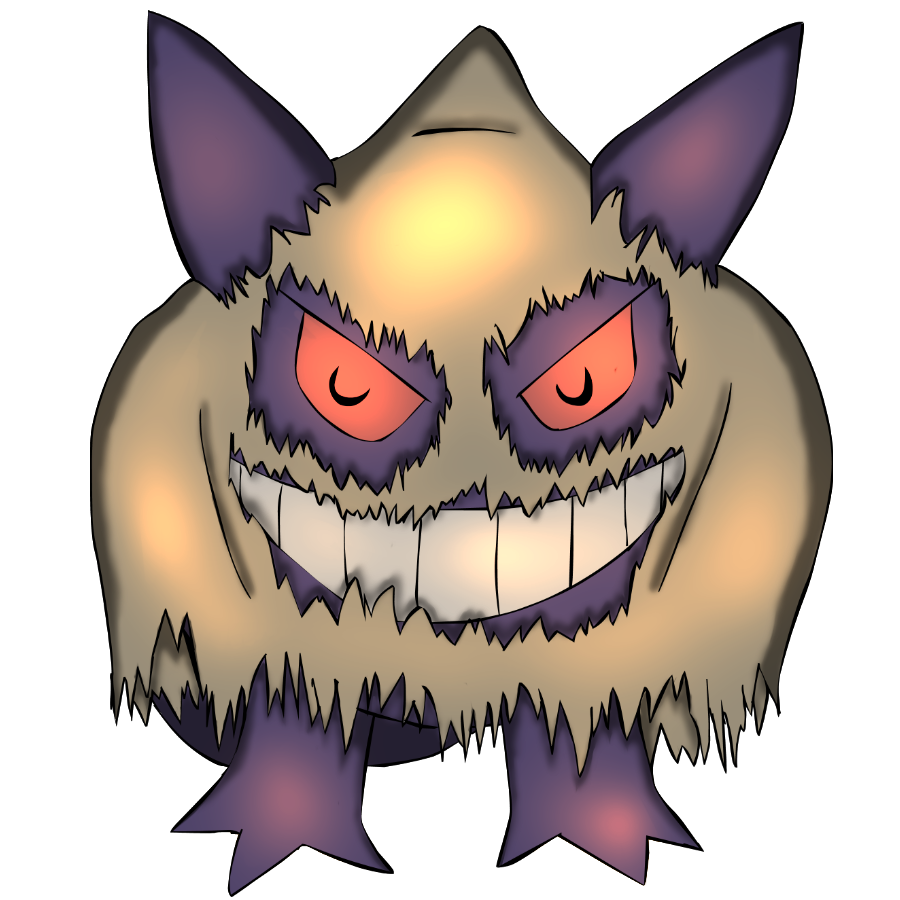 Gengar halloween Shaded