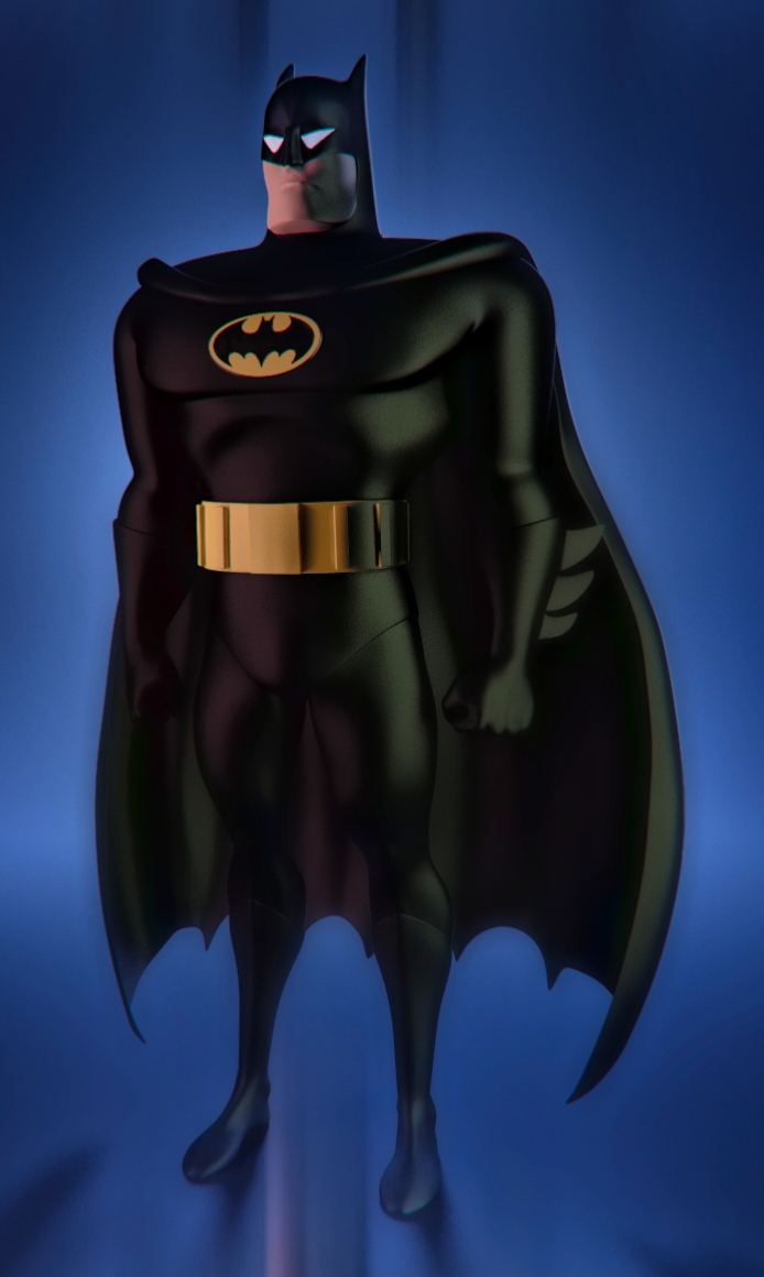 Batman Animated Series Revisited (Black Suit Ver.) by serhanyenilmez on  DeviantArt