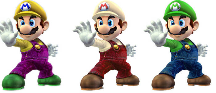 Brawl Recolors: Mario