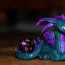 Green and Purple dice dragon