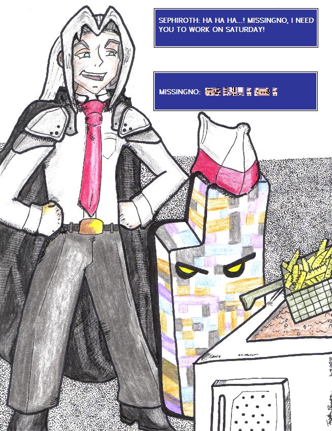 Missingno vs Sephiroth...kinda