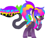 SET PRICE - Neon Drip Plant Pony - OPEN by L0VELIKELIES