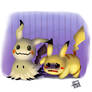 Pokemon: Mimikyu and Pikachu