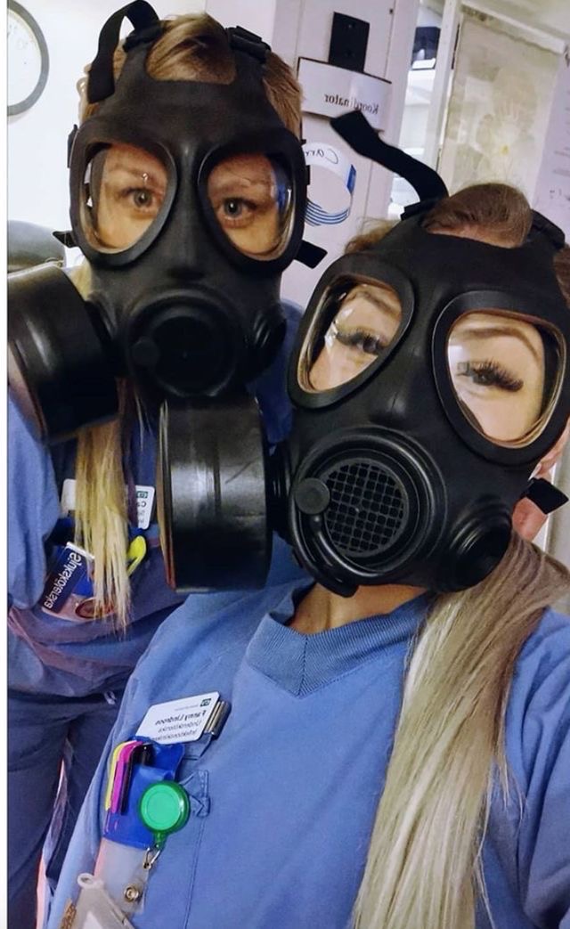 Gasmask nurses by 1978msmith on DeviantArt