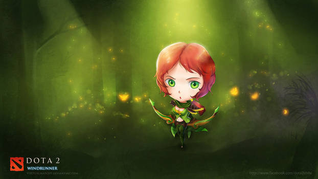 WINDRUNNER DOTA 2 Chibi style