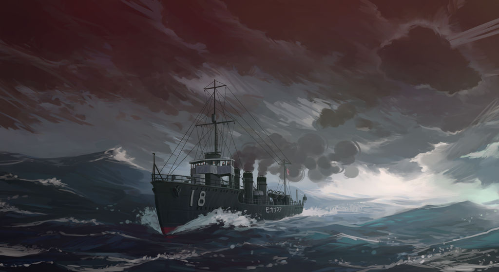 Ijn Deviantart IJN destroyer Amatsukaze by U-Joe on DeviantArt