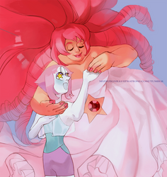 Rose Quartz and Pearl original