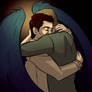 Destiel Blue Wings