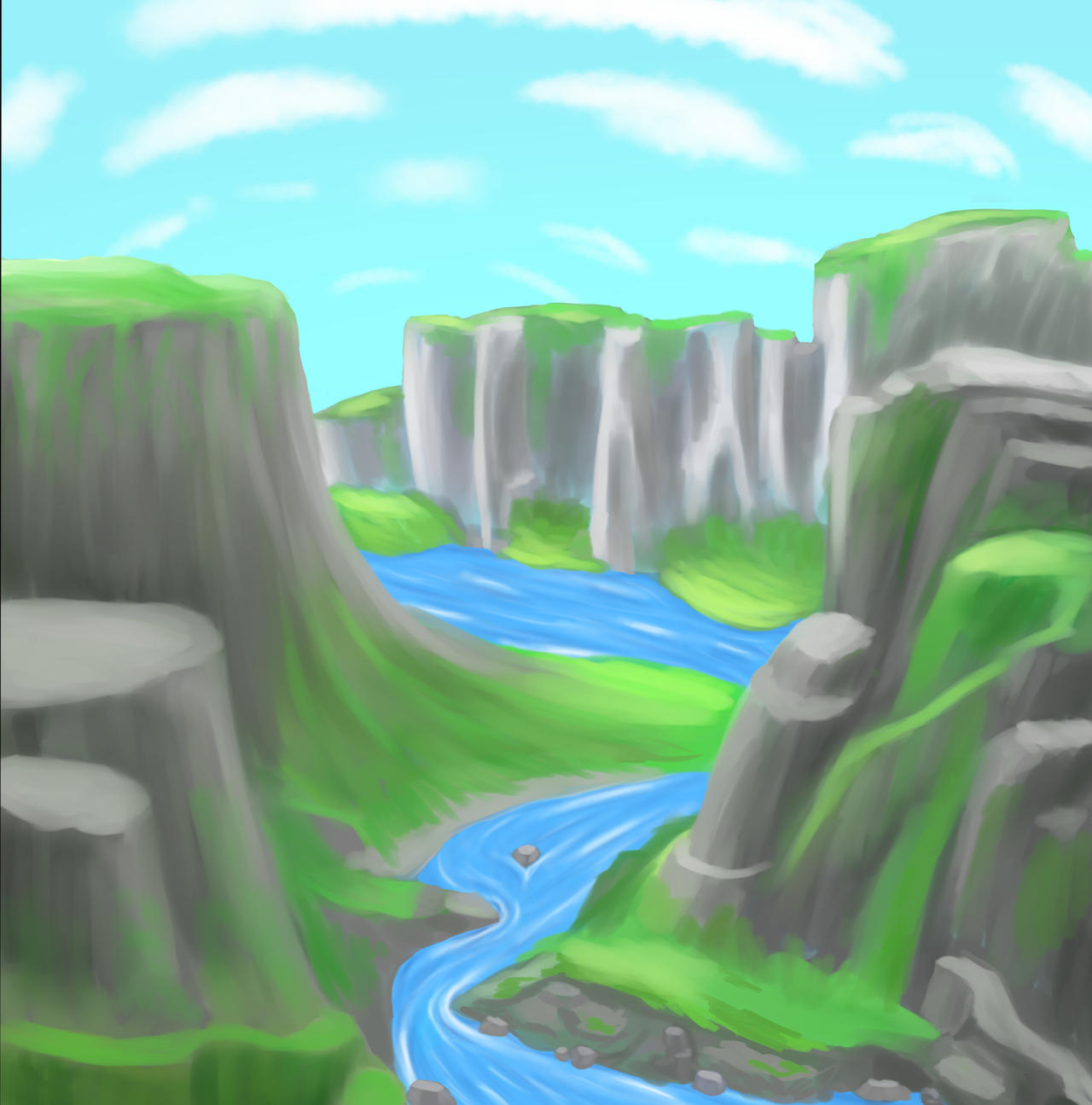 Simple environment by SamplePerson on DeviantArt