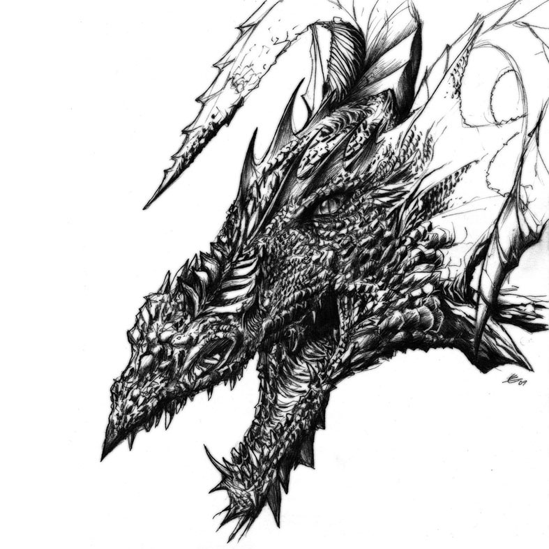 Dragon's Head Sketch