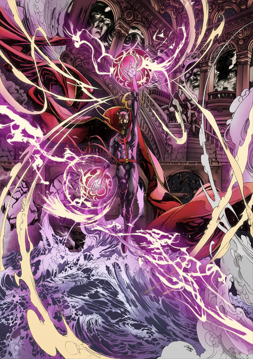 Doctor Strange colored