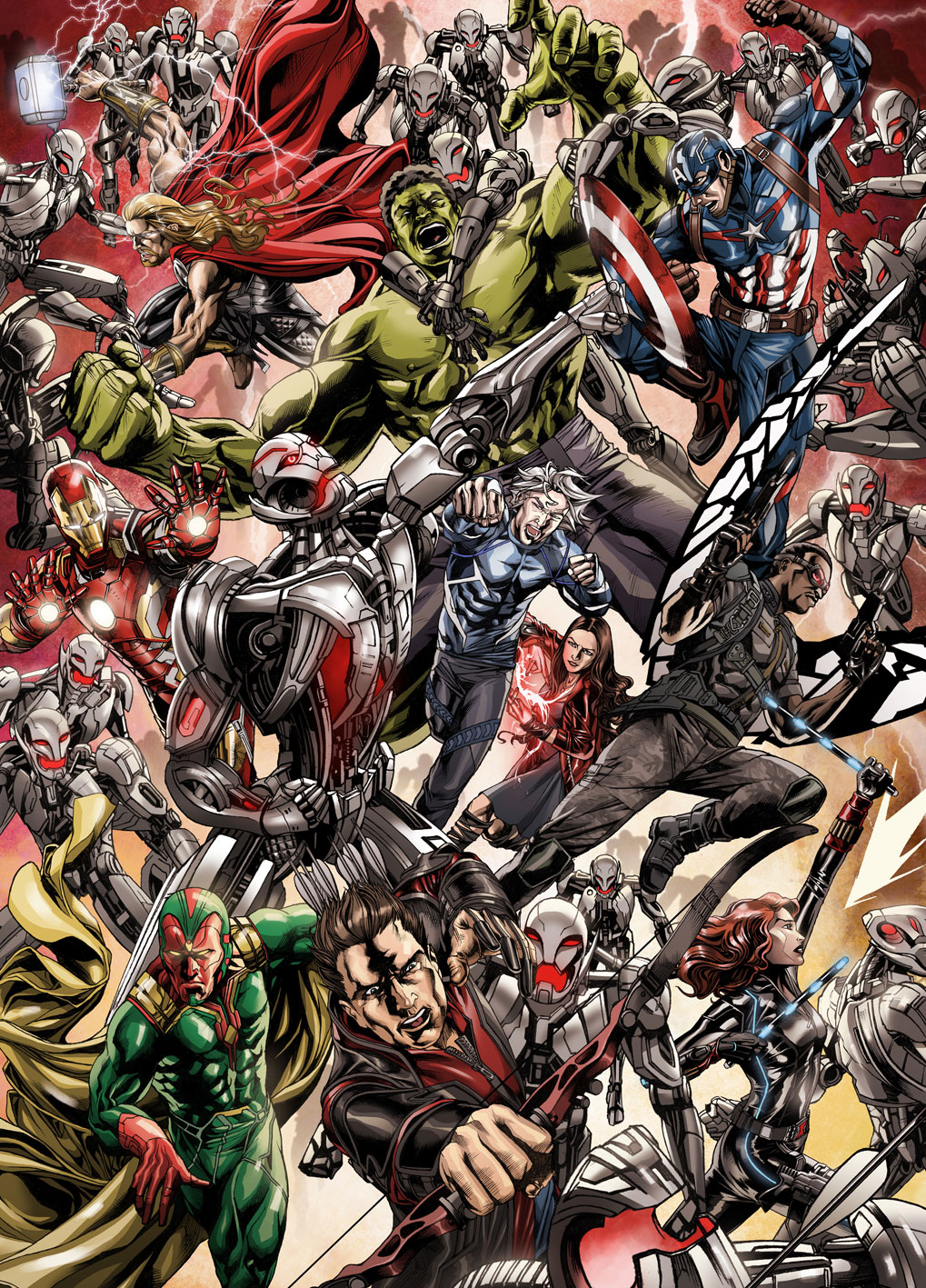 The Avengers versus Ultron