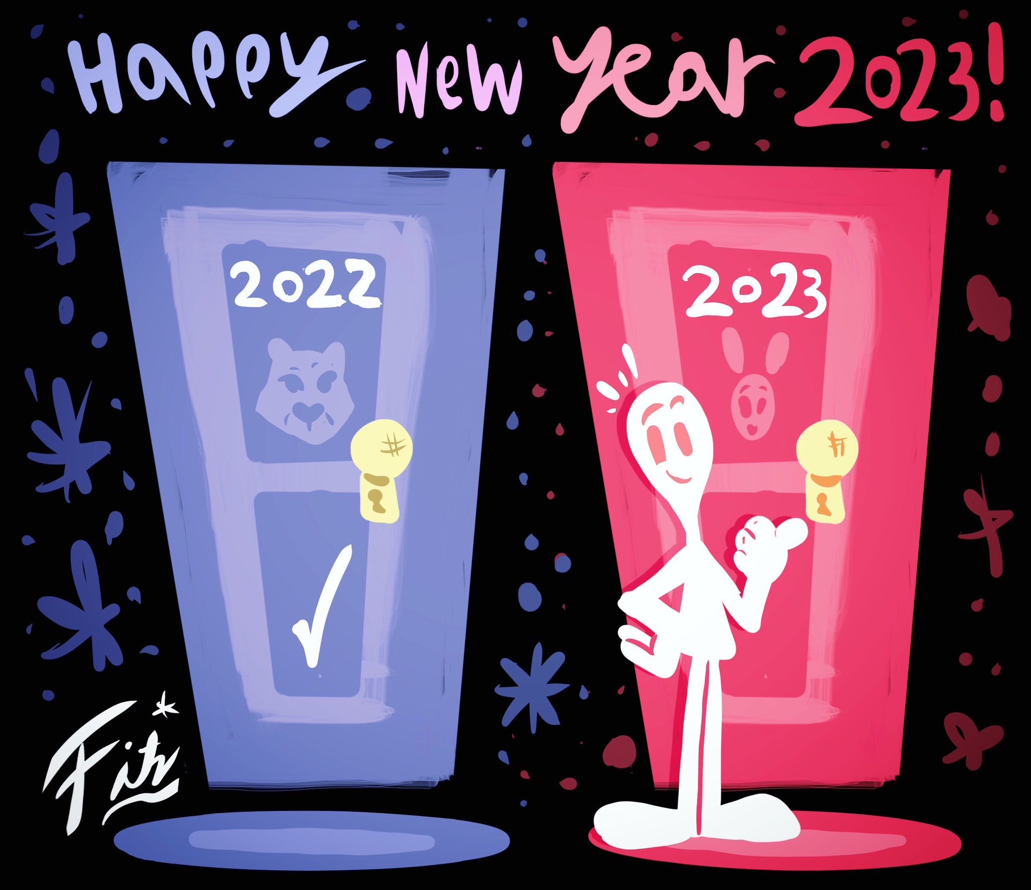 Kirisuna Family Happy New Year 2023 by Azmezilla on DeviantArt