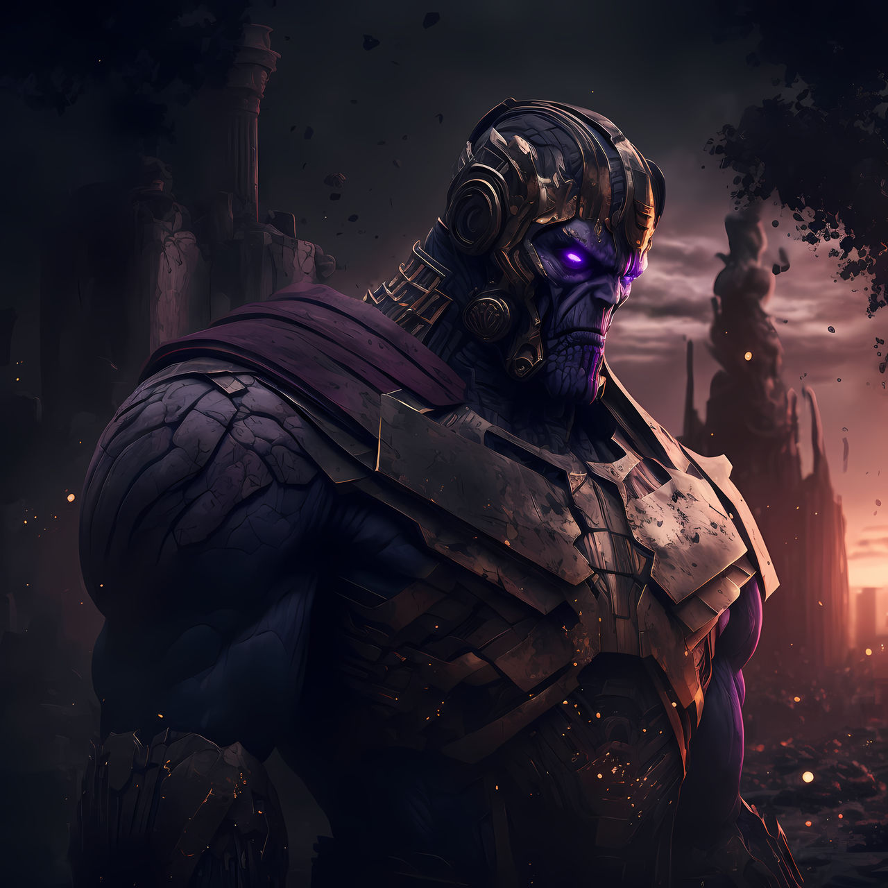 Thanos: The Destroyer of Worlds by R3DRUM81 on DeviantArt Thanos: The Destroyer of Worlds by R3DRUM81 on DeviantArt