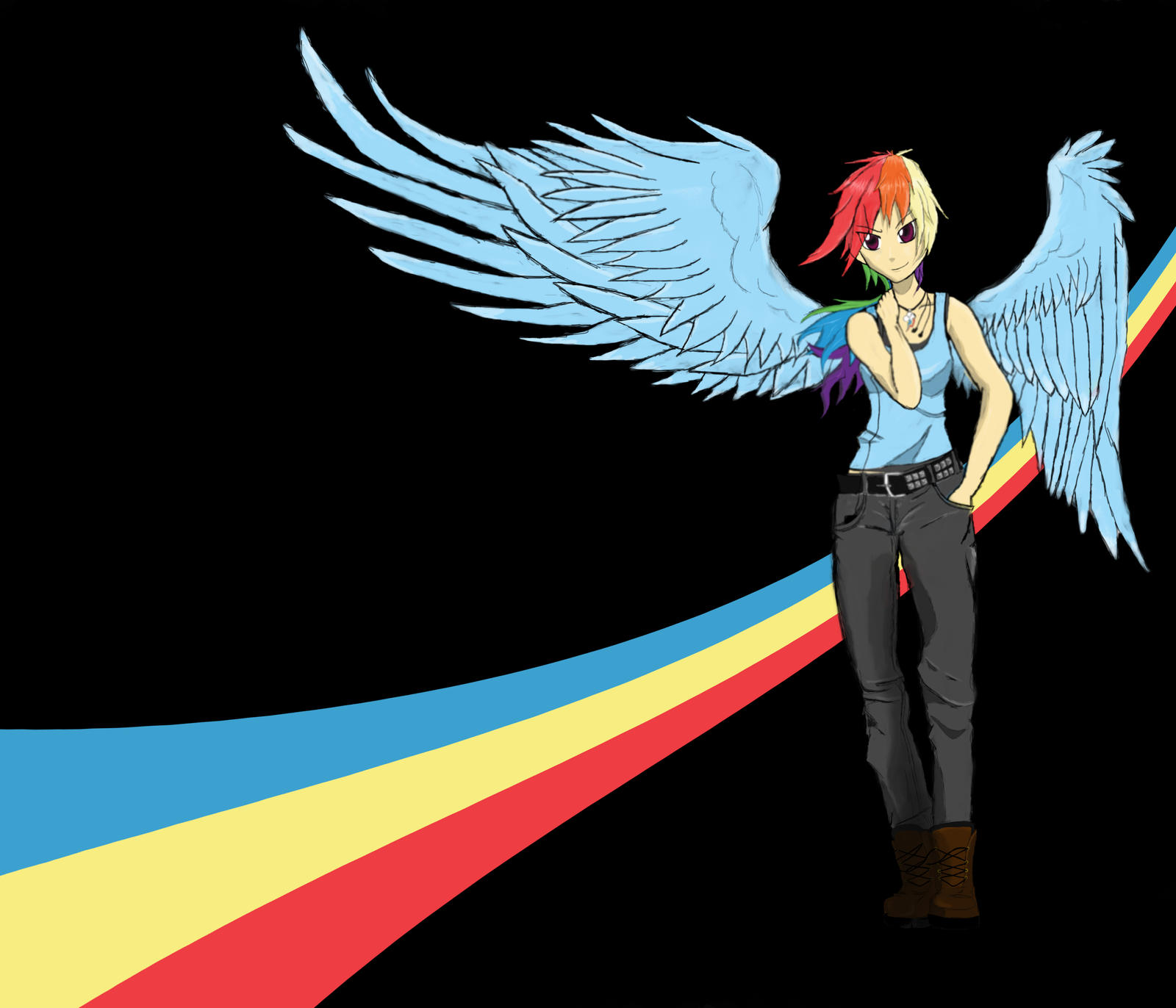 Human Rainbow Dash