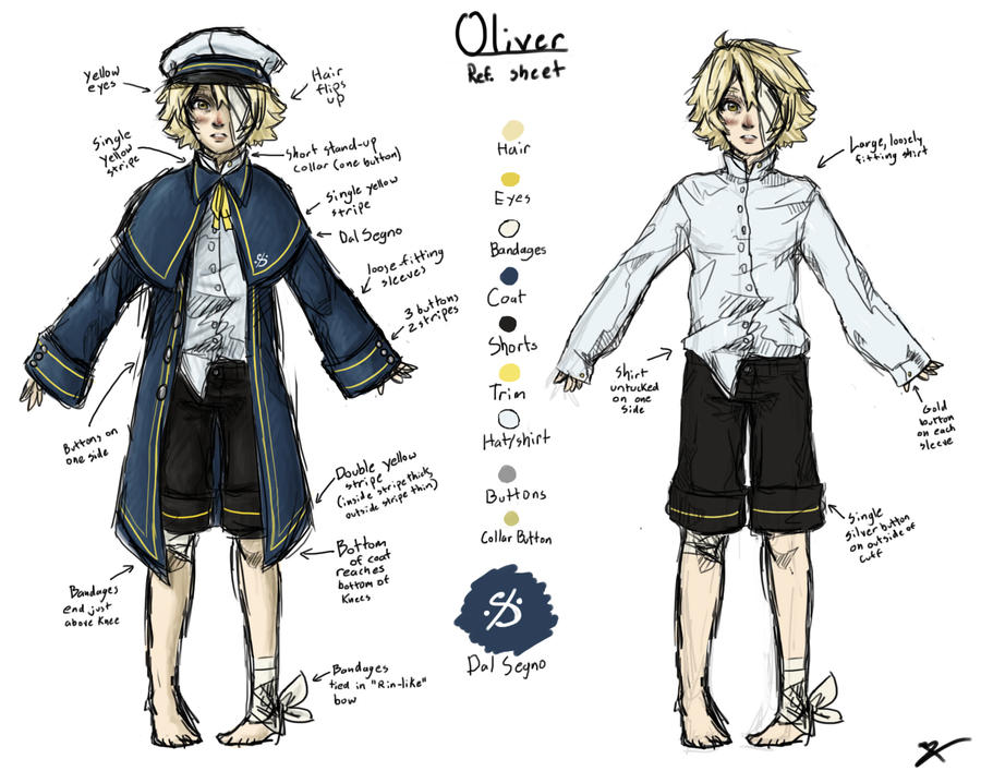 Oliver Reference Sheet