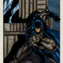 Batman On Gargoyle Colored