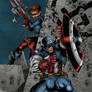 Captain America And Bucky Colors