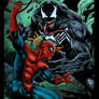 Spiderman Vs Venom Colored