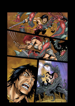 Conan vs Red Sonja Colors