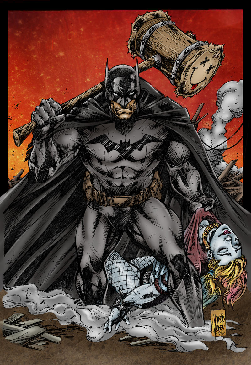 Batman Vs Harley Quinn by likwidlead on DeviantArt