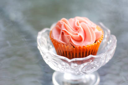 Chocolate Strawberry Cupcake