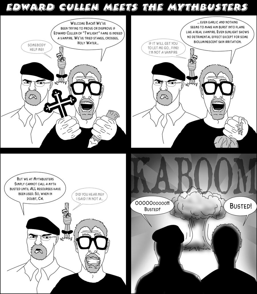 Edward Cullen vs. Mythbusters by pippin1178