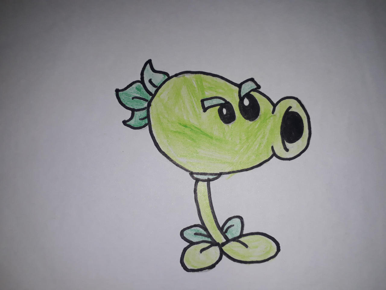 How to Draw a Zombie from Plants vs Zombies 