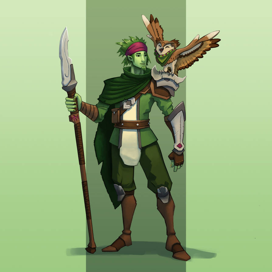 Ranger and Owl Companion by Scarfront on DeviantArt