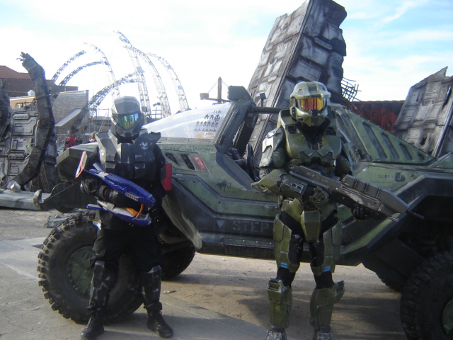 ODST,MasterChief and Warthog