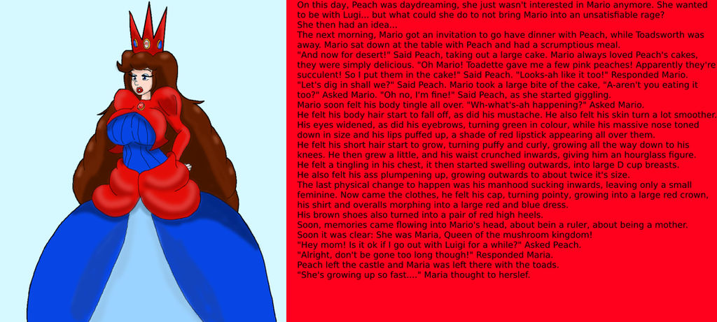 Queen Mario Tg Tf By Thetgtfcaptionist On Deviantart