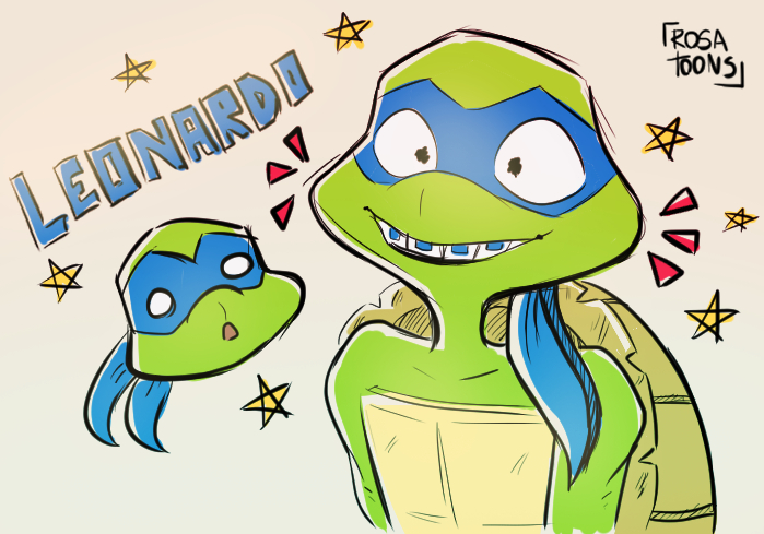 Mayhem Rottmnt Deviant Leonardo Mutant Mayhem by Rosatoons on DeviantArt