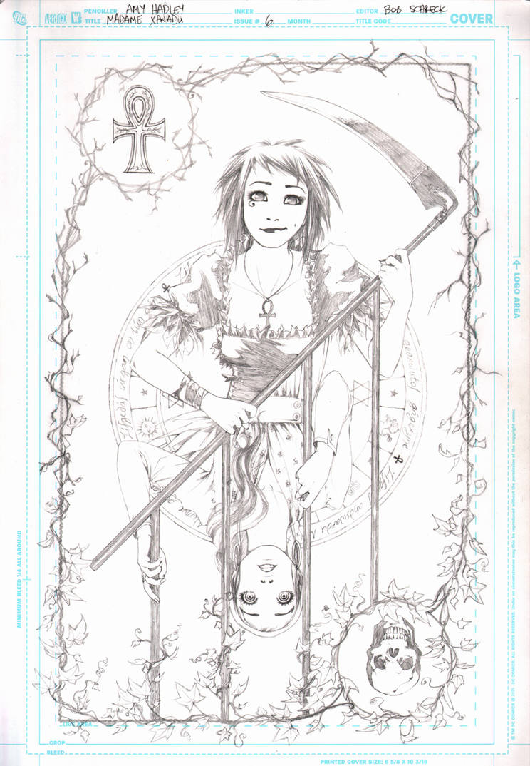 Madame Xanadu Cover 6 Pencils by Tentopet