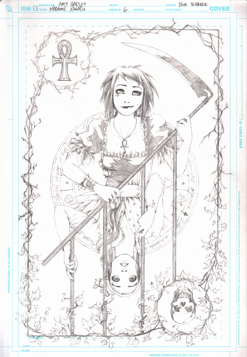 Madame Xanadu Cover 6 Pencils by Tentopet