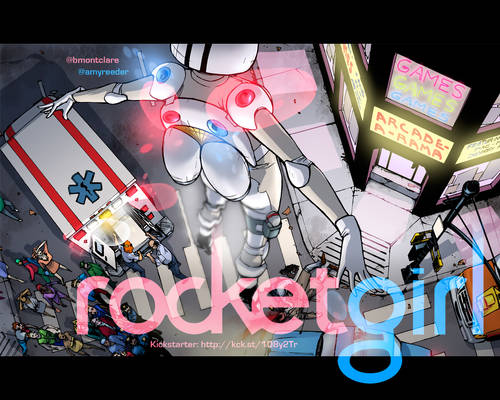 Rocket Girl Desktop Wallpaper!