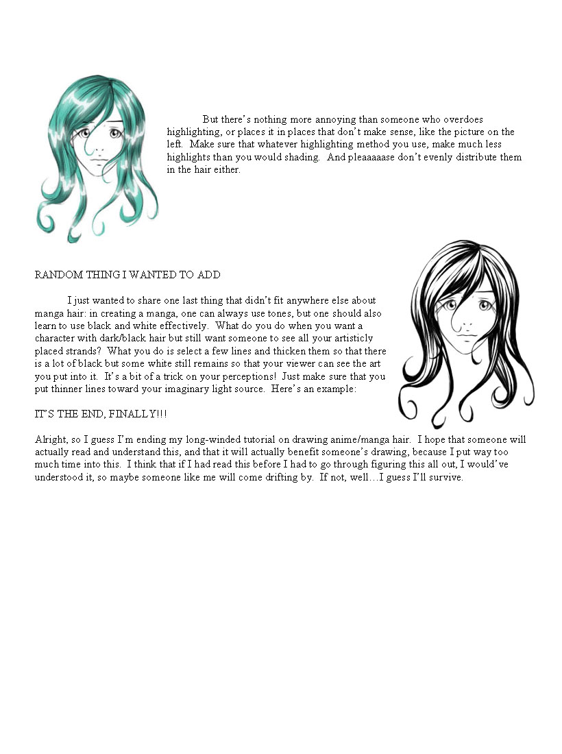 Anime Hair Tutorial, Page 10