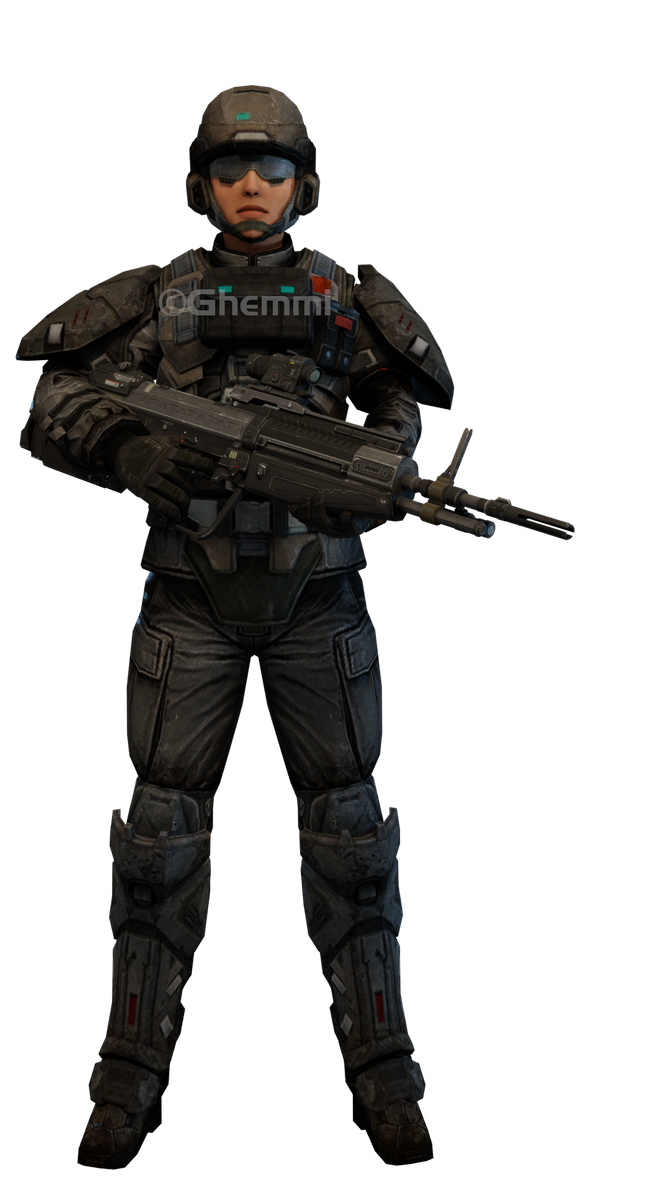 Halo Reach Heavy Marine Female V1 by GhemmiOfficial on DeviantArt